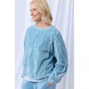 Dames homewear set 860 lichtblauw
