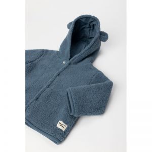 Baby jasje in teddy 189 blauwgrijs