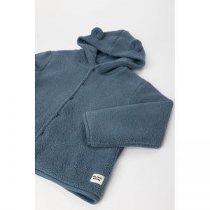 Baby jasje in teddy 189 blauwgrijs