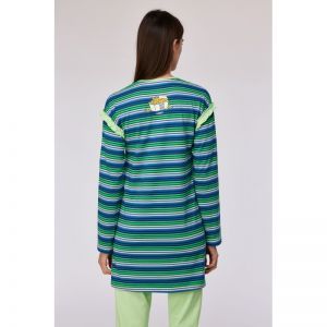 Damespyjama, lange mouwen 912 multicolor
