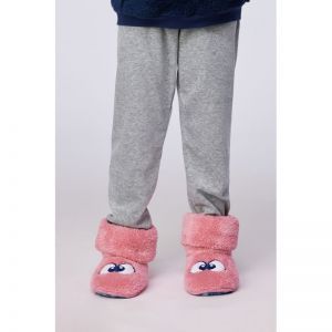 Pantoffels met oogjes 404 roze