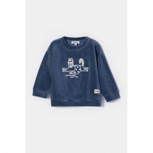 Baby pyjama in velours 957 antraciete