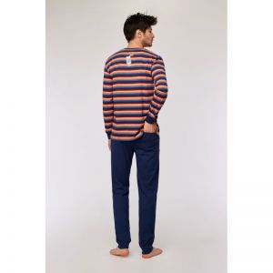 Herenpyjama lange mouwen 913 multicolor