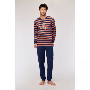 Herenpyjama lange mouwen 913 multicolor