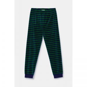 Herenpyjama in velours 792 donkergroen