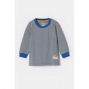 Baby pyjama, lange mouwen 925 blauw-gele