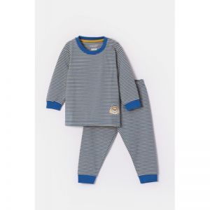 Baby pyjama, lange mouwen 925 blauw-gele