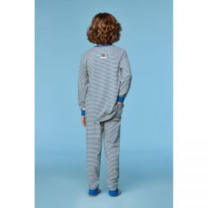 Jongenspyjama, lange mouwen 925 blauw-gele