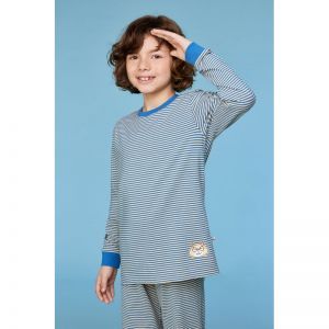 Jongenspyjama, lange mouwen 925 blauw-gele