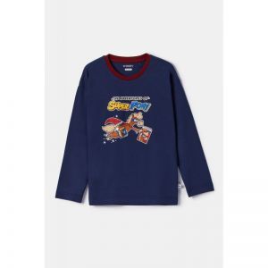 Jongenspyjama lange mouwen 893 donkerblauw