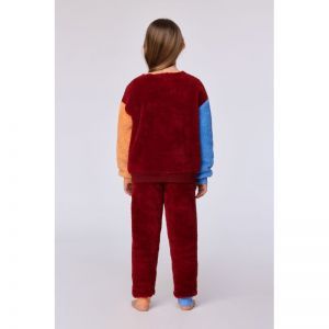 Homewear set 495 donkerrood