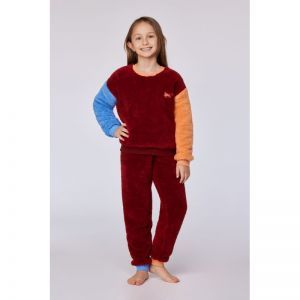 Homewear set 495 donkerrood