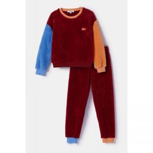 Homewear set 495 donkerrood