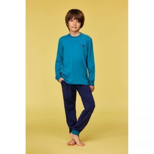 Jongenspyjama, lange mouwen 795 groenblauw
