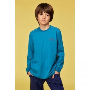 Jongenspyjama, lange mouwen 795 groenblauw