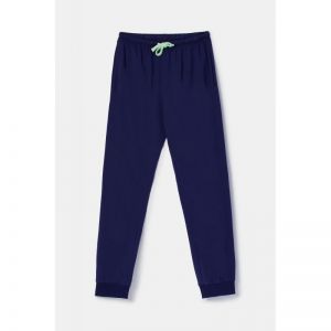 Herenpyjama, lange mouwen 897 donkerblauw