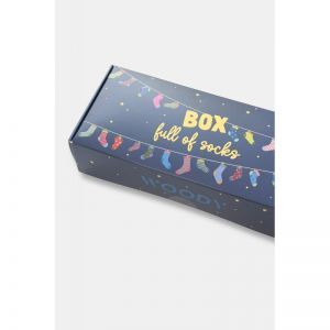 Cadeauset met 6 paar sokken 999 kat+duif+po