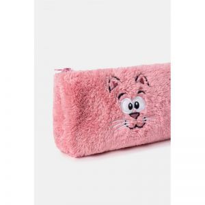 Tasje in fleece, 7x13cm 404 roze