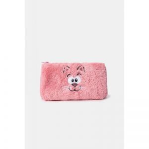 Tasje in fleece, 7x13cm 404 roze