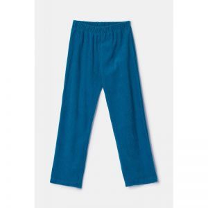 Meisjespyjama in velours 795 groenblauw