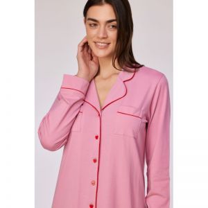 Slaapkleedje, lange mouwen 404 roze