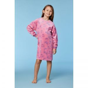 Slaapkleedje in velours 951 roze katten