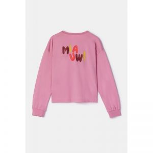 Meisjespyjama lange mouwen 404 roze
