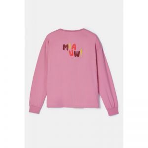 Damespyjama met lange mouwen 404 roze