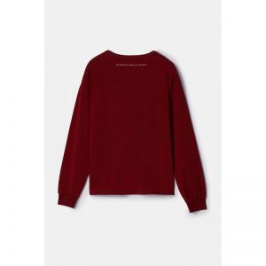Damespyjama met lange mouwen 495 donkerrood