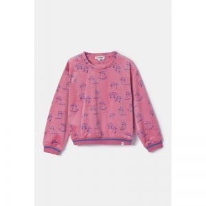 Meisjespyjama in velours 951 roze katten