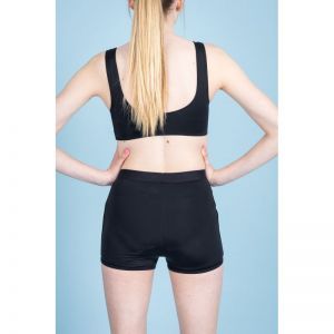 Zaya menstruatie zwemboxershor zwart