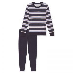 Damespyjama in badstof 824 indigo