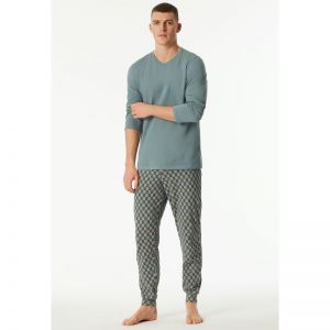 Herenpyjama lange mouwen 709 mineral