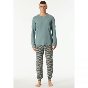 Herenpyjama lange mouwen 709 mineral