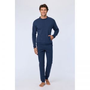 Heren Homewear set 831 donkerblauw