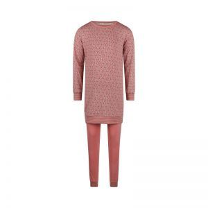 Girls Long Pullover set Mauve
