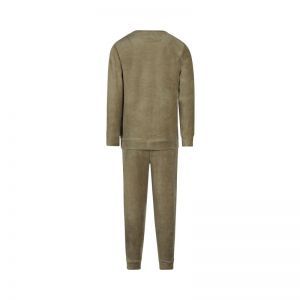Boys velours set Faded green