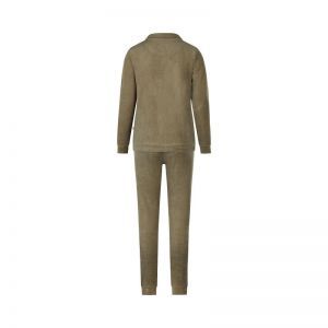 Women velours set Faded green