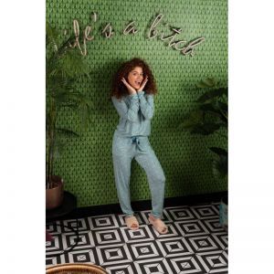 Women pyjama set Fade blue