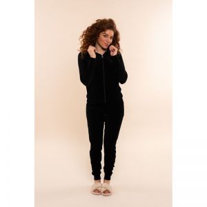 Women velours set black