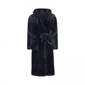 Unisex long bathrobe Navy