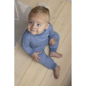 Pyjama met lange mouwen Blue Melange