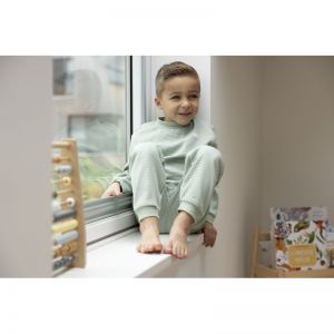 Pyjama met lange mouwen Groen melange