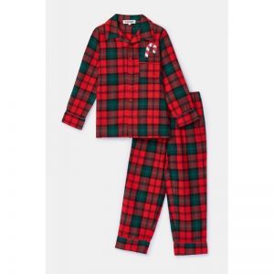 Kerstpyjama 996 rode ruit k