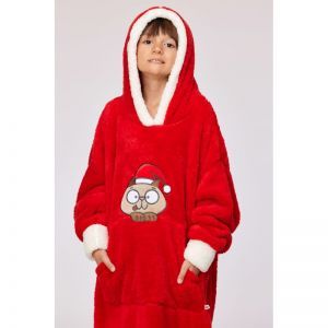 Oversized sweater kerst 407 rood
