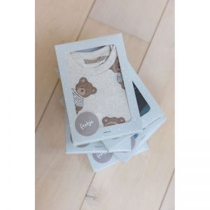Pyjama Teddy Bear Offwhite Melang