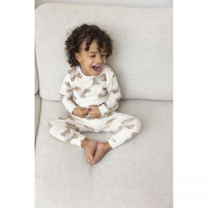 Pyjama Teddy Bear Offwhite Melang