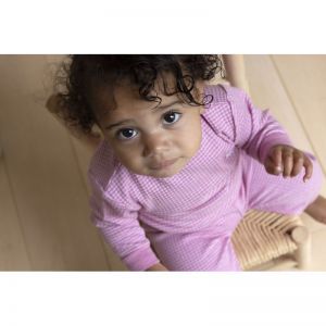 Pyjama met lange mouwen Roze melange