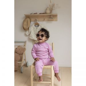 Pyjama met lange mouwen Roze melange