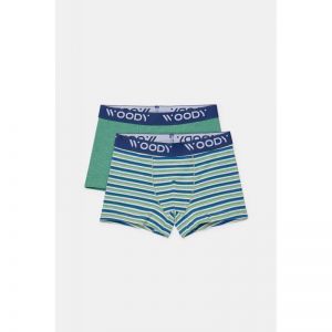 Jongens boxershorts 2-pack 018 groen + str